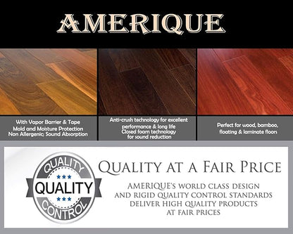 AMERIQUE AMSVPD2M600 600SQFT Chrome Silver 600 SQFT Premium Floor Underlayment - Image 4