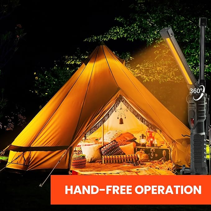 Abestorm Accessories Package. 180° Rotate LED Worklight, Extension Cord Holder - Image 4