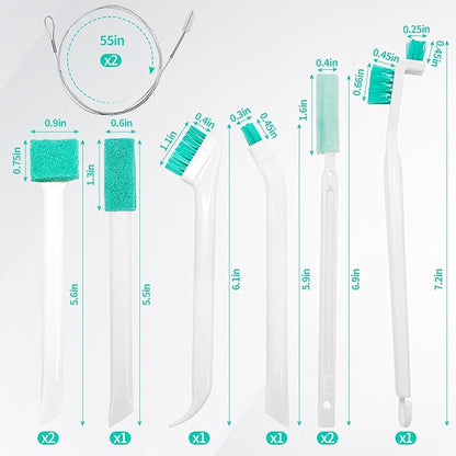 10Pcs Ice Maker Cleaning Brush Kit- 8 Pcs Crevice Cleaning Brush and 2 Pcs - Image 2