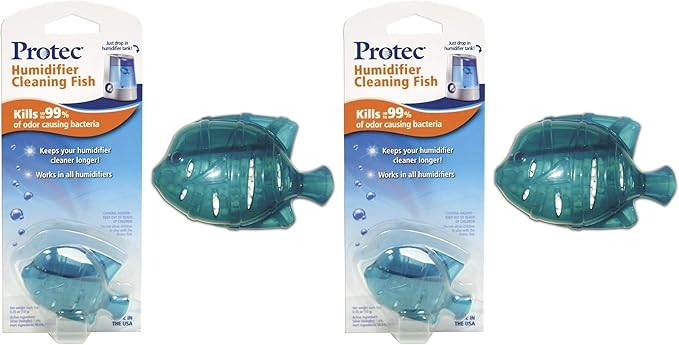 Protec Humidifier Cleaning Fish, Tank Cleaner, Fights Slime & Odor, Lasts 30 by VicksDevices