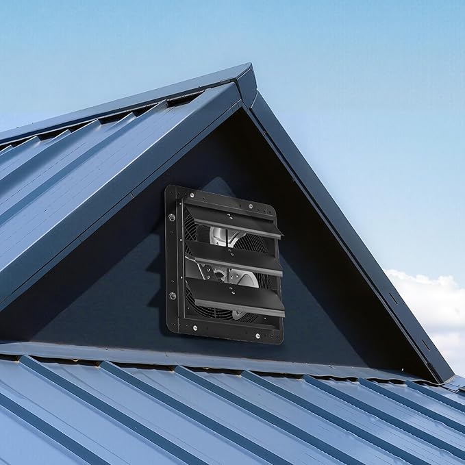 VEVOR 14'' Exhaust Fan, Wall Mounted Attic Fan - Image 8