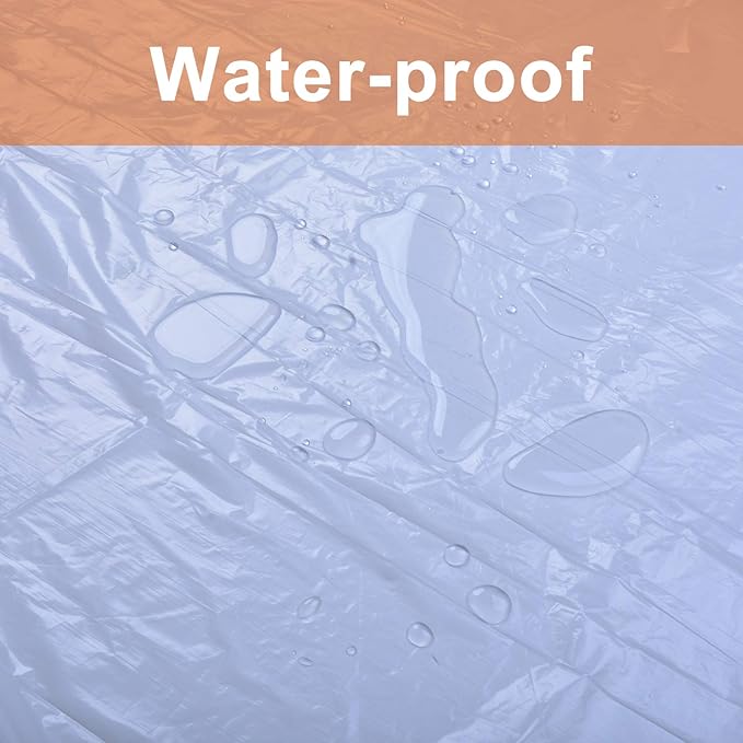20 Pcs Plastic Sheeting Drop Cloths - Image 4