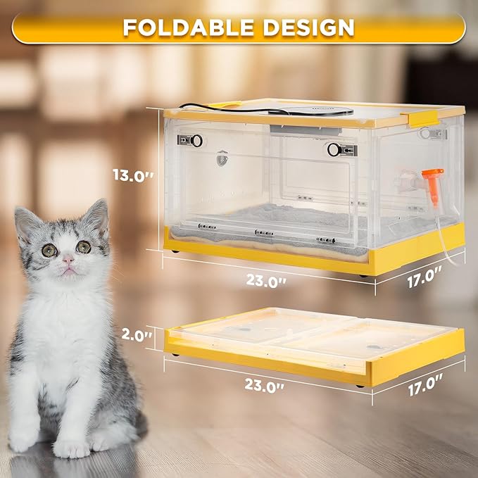 TURBRO 85L Pet Incubator, Precision Temperature Control - Image 5