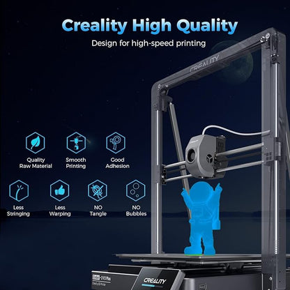 Creality 3D Luminous PLA Printer Filament, 1.75mm Glow in The Dark Shiny - Image 2