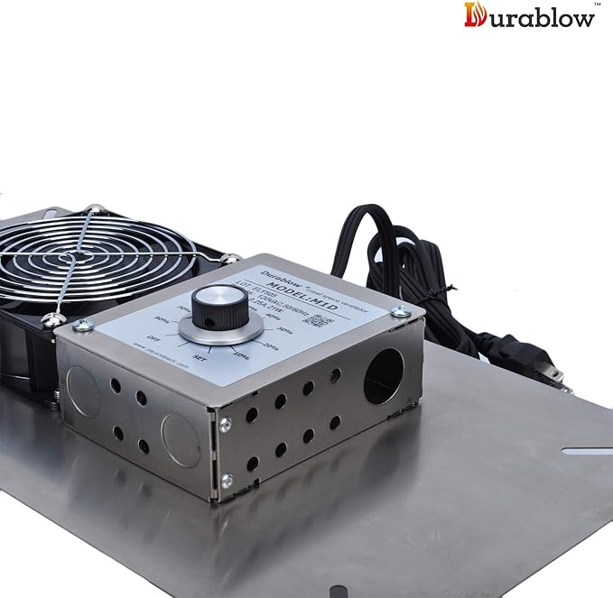 Durablow 110 CFM Air-Out Stainless Steel Crawl Space Vent Fan, Basement fan - Image 4