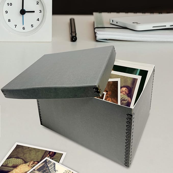 Lineco Record Storage Box 12x15x10 inch. Extra-Durable Filing Archival Cartons - Image 8