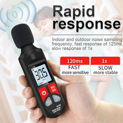 High Precisions Sound Leveling Meter Decibel Noise Tester Digital Noise Meter - Image 8