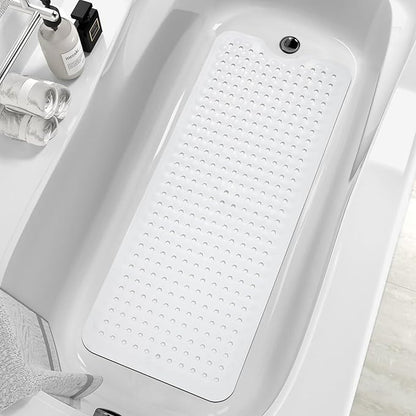ZHICHENG Bath Tub and Shower Mats, Non-Slip 39 x 16 Inch Extra Long Bath Mat by Unknown