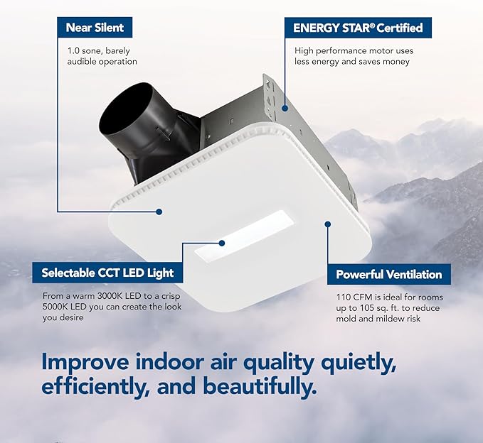 Broan-NuTone Bathroom Exhaust Fan – Retrofit Design Replaces Existing Fan - Image 2