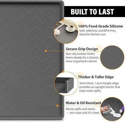 TigeJoy 28" x 19" Under Sink Mats - Image 3