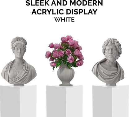 Marketing Holders Acrylic Display Riser Box 12" x 12" x 16" White - Image 3
