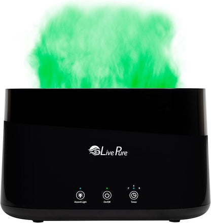 LP300HUM LivePure Aqua Flame Ultrasonic Humidifier- Vibration Technology - Image 7