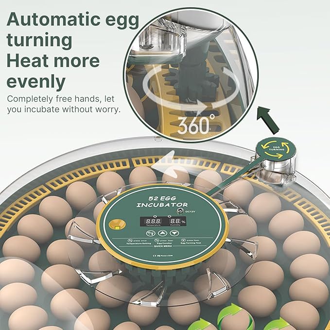 Automatic Egg Incubator for 52 Eggs - Image 5