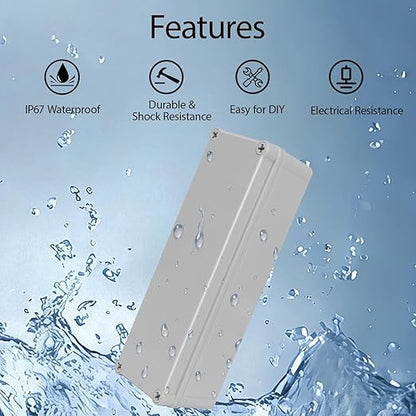 Junction Box，9.8"x 3.1"x 2.8" Outdoor Electrical Box - Image 5
