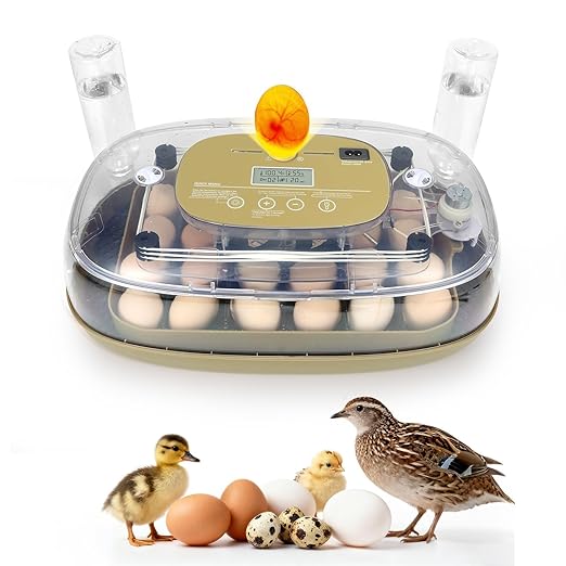 3rd Gen - 24 Egg Automatic Incubator, Stage-Based Adaptive Humidity by Unknown