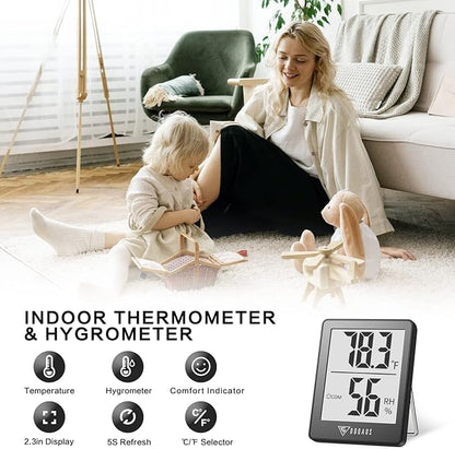 DOQAUS Digital Hygrometer Indoor Thermometer Room Thermometer - Image 2