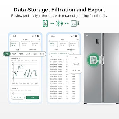 Freshliance Temperature Humidity Data Logger Recorder Bluetooth - Image 6
