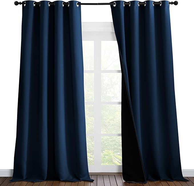 NICETOWN Total Shade Curtains and Draperies, Heavy-Duty Full Light Shading by NICETOWN