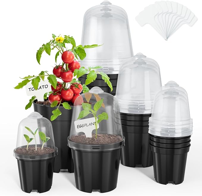 homenote Nursery Pots for Plants, 3/4/5 Inch Plant Pot for Planting by HOMENOTE