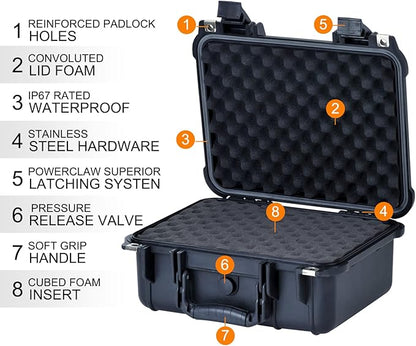 MEIJIA Portable All Weather Waterproof Protective Case, Hard Case, Camera Case - Image 4