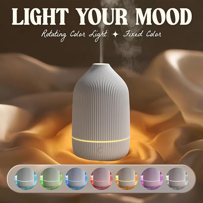 Essential Oil Diffuser, 100ml Aromatherapy Diffuser, Mini Ultrasonic Diffuser - Image 2