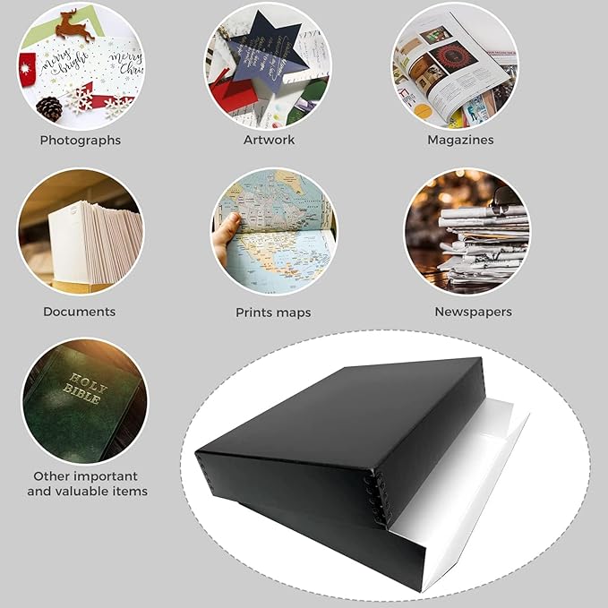 Lineco Museum Archival Storage Box, 11.75x15.25x3 in. Drop Front Design. - Image 7