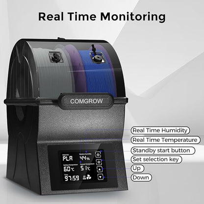 Comgrow Filament Dryer Box, SH02 Dry Box Filament Sealed Storage Box 3D Printer - Image 6