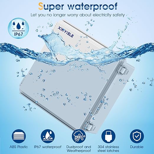 Waterproof Outdoor Project ABS Plastic Junction Box IP67 Weatherproof Dustproof - Image 2