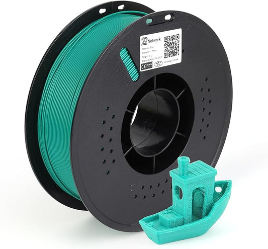 22 Network PLA 3D Printer Filament 1.75mm, 1kg Spool, Dimensional Accuracy by Home