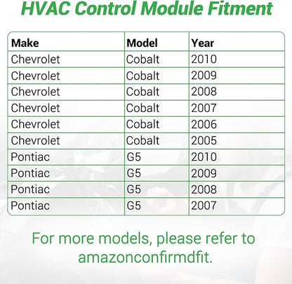 599-141 AC Climate Control Module Compatible - Image 6