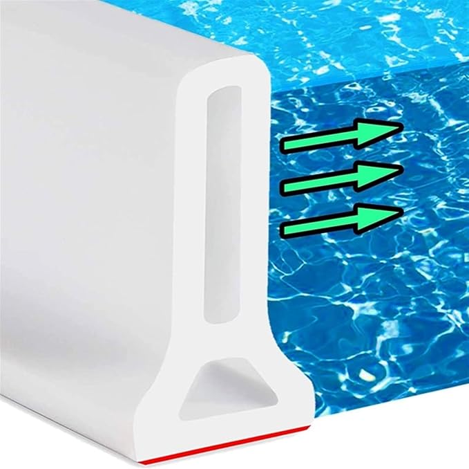 1.18in×1.57in，Shower Water Guard，Shower Door Seal Strip，Durable Silicone by Unknown