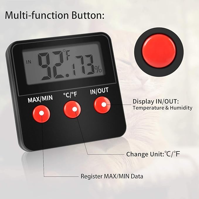 iPower 4"x7" Reptile Heat Mat Under Tank Terrarium Heater Warmer Heating Pad - Image 8