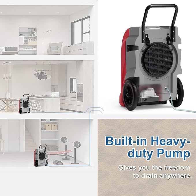 ALORAIR 190 Pints LGR Commercial Dehumidifier - Image 5