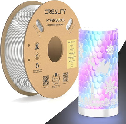 Official Creality Transparent Filament Hyper PETG Filament Clear 1.75mm by Creality