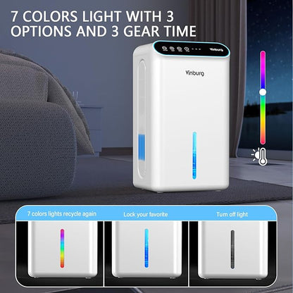 Dehumidifiers for Home 85 OZ Water Tank 800 sq. ft. Dehumidifier for Basement - Image 6