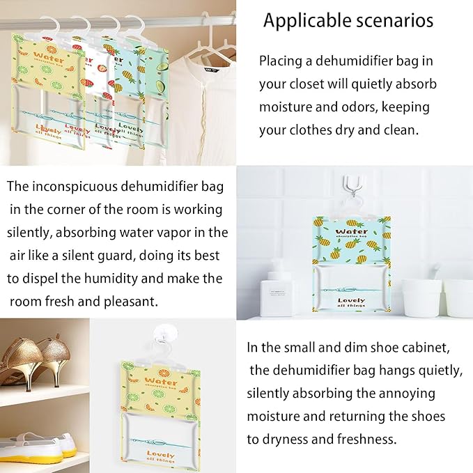8 Pieces Dehumidifier Hanging Bags - Image 7