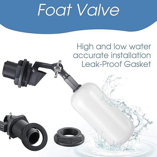 meekoo Float Ball Valve, 1.57 Inch Male Automatic Fill Feed Humidifier Tank - Image 5