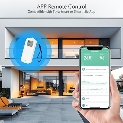 Room Thermometer Indoor, WiFi Humidity Meter - Image 3
