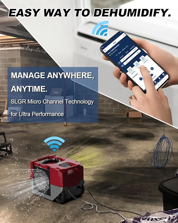ALORAIR Smart WiFi 264 PPD LGR Commercial Dehumidifier - Image 4