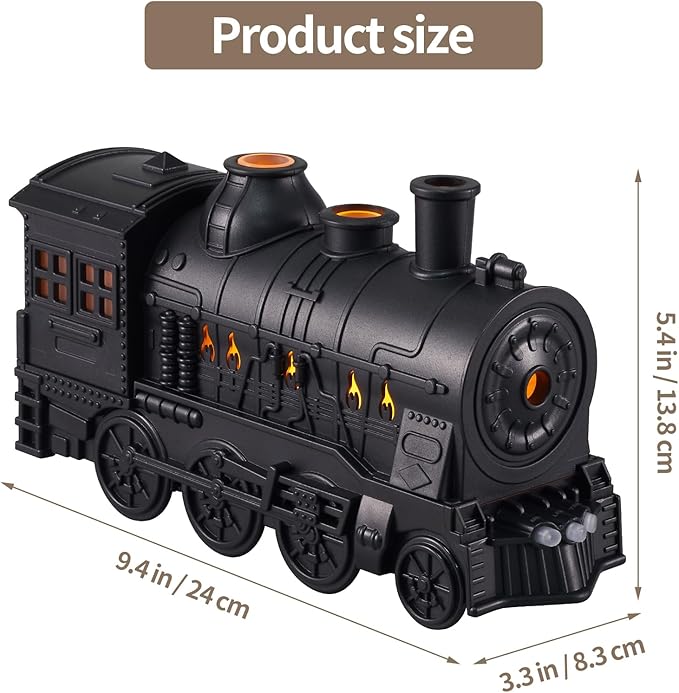 Humidifiers for Bedroom, Cool Quiet Steam Train Looking Mist Air Humidifier - Image 7