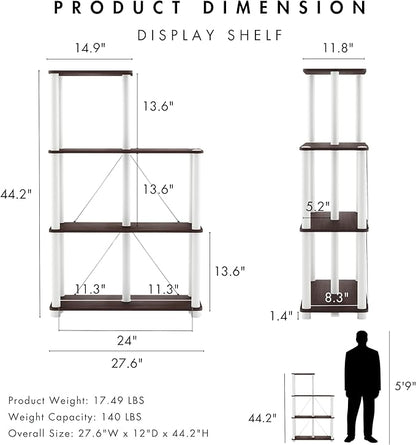 Homes: Inside + Out Apexa Modern 5-Cube Ladder Shelving Units, Collectibles - Image 3