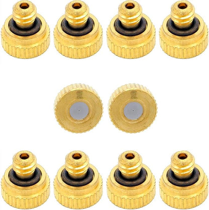 10Pcs Brass Misting Nozzle by ZXUEZHENG