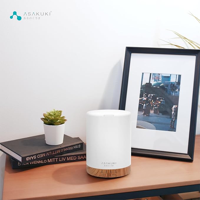 ASAKUKI 300ML Essential Oil Diffuser, Quiet 5-in-1 Premium Humidifier, - Image 6