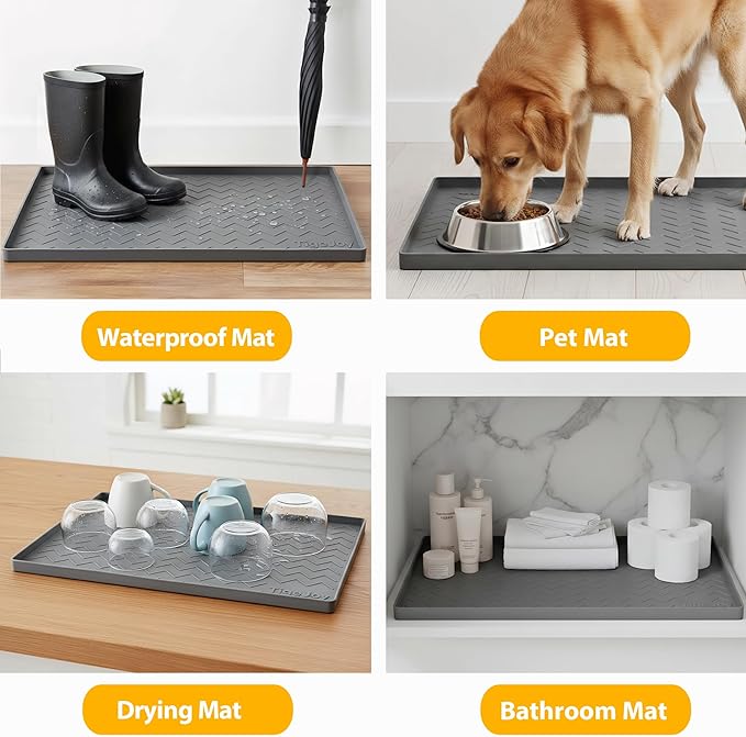 TigeJoy 22" x 19" Under Sink Mats - Image 7