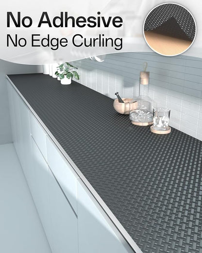 Shelf and Drawer Liner for Kitchen Cabinet, Non-Adhesive 12in x 120in - Image 4