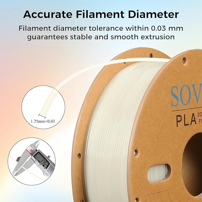 Sovol PLA Filament 6KG, Silk Tri Color & Dual Color Co-Extrusion PLA, Shiny - Image 7
