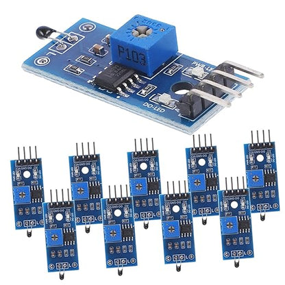 DOITOOL 20pcs Pin Thermosensitive Relay Modules Photoresistor Module Detection - Image 7