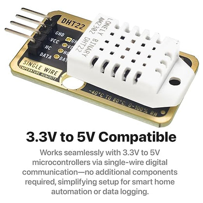 6pcs DHT22 DHT11 Gold Edition Digital Temperature Humidity Sensor Set AM2302 - Image 4