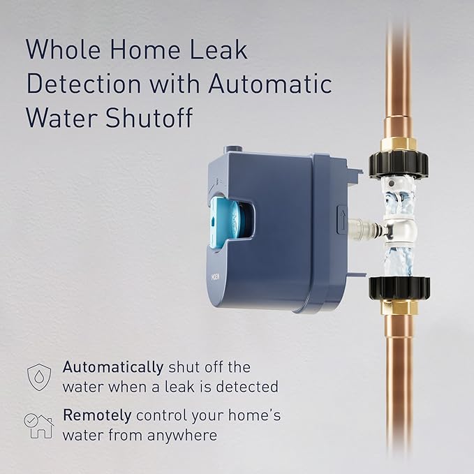 Moen Flo Smart Water Monitor and Automatic Shutoff Sensor, Wi-Fi Connected - Image 2