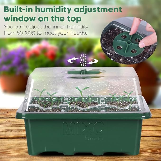 MIXC 10 Packs Seed Starter Tray Seed Starter Kit Seed Starting Trays Plant - Image 3